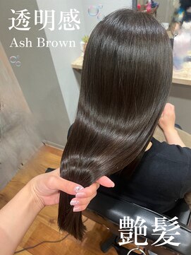 フェアリーテイル(fairy tale) 透明感 髪質改善 アッシュブラウン 暗髪