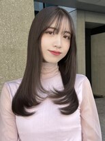 ローネス(LONESS)&nbsp;くすみグレーベージュとレイヤーカットで透明感と柔らかい質感◎