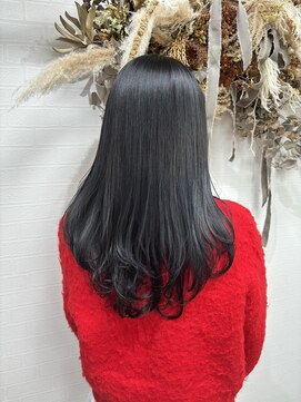 ラコヘアー(laco hair) ブルーブラックカラー