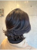 軽やか外はねヘア