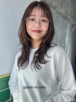 ゴブンノロク(GOBUN NO ROKU)の写真/【御堂筋線:北大阪急行 緑地公園駅徒歩30秒】あなたの骨格に合わせたカットデザインで小顔に見せる★