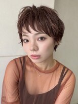 エンクス(enx)&nbsp;くびれヘア/アプリコットオレンジ/ハイライトカラー/鶴ヶ峰YM710