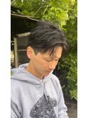 【KEISUKE∞/メンズ】コンマバングフェザーショート