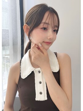 【votan_はまひ】前髪/顔まわりカット/マロンブラウン/髪質改善