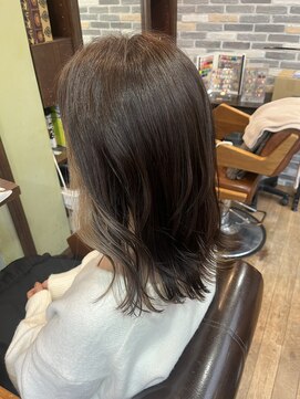 【lotus下枝】透明感グレージュカラー/イヤリングカラー