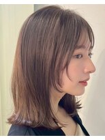 ガーデン 銀座(GARDEN)&nbsp;顔周りレイヤーミディアム/小顔/ココアベージュ/２０代３０代