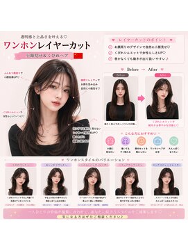 モナルダ(Monarda) 韓国レイヤーで叶える艶髪美人【岡山】