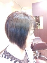 ヘアメイク ビス(Hair Make Bis.) 前下がりのショートボブ