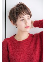 レア 渋谷(Le'a)&nbsp;【lLe'a】大人とカジュアルのバランスが大事　丸みショート