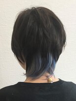 ヴェイスサロン(Vase Salon)&nbsp;刈り上げセンターパートクラゲヘアーオリーブグレー43