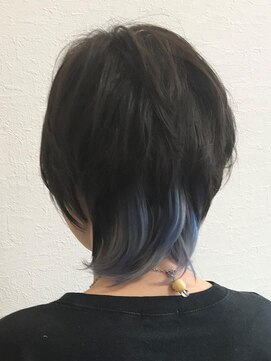 ヴェイスサロン(Vase Salon) 刈り上げセンターパートクラゲヘアーオリーブグレー43