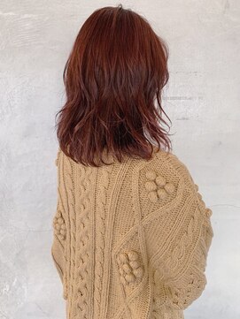 ビートス(BEAT S) 【BEAT S】ピンクレッド 暖色系 ブリーチなしハイトーン