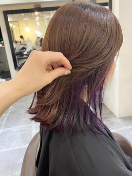 サロンドミルク 溝の口店(salon de MiLK) インナーパープル