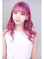 リア(Lia by KENJE)&nbsp;Lia＆汐見悠佑　ピンクカラー　ブリーチ有