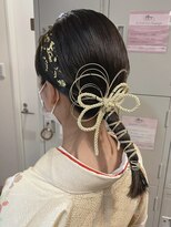 ノエルヘアー(Noel hair)&nbsp;卒業式セット！水引きアレンジ