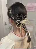 卒業式セット!水引きアレンジ