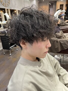 トゥルークリエイション 北千住(True Creation--) スパイラルツイストパーマスパイラルパーマツーブロック