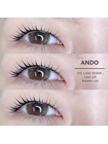 アンド(ANDO)&nbsp;Eye Lash Perm Ikasashi Curl 【本町】