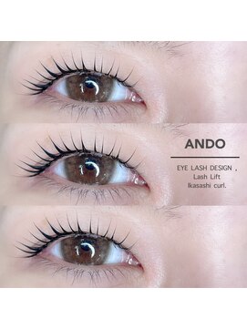 アンド(ANDO) Eye Lash Perm Ikasashi Curl 【本町】