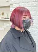 PinkとRedでアンブレラcolor♪