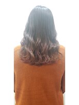 キキヘアメイク(kiki hair make)&nbsp;暖色グラデーションカラー×ひょっこりピンクインナー