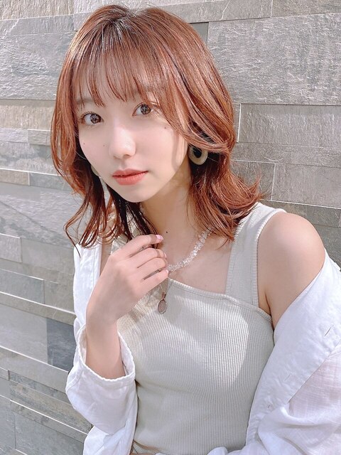 大人可愛い小顔くびれミディアム[大人可愛い 20代 30代 40代]