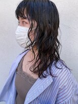 フェンヘアーアイス 中目黒(Fen.hair ici)&nbsp;うるツヤヘルシースタイルくせ毛風カール前髪うる艶髪モテ髪