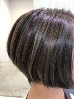 ヘアーアンドアート ルミナ(HAIR&ART LUMINA) 【佐々木】白髪カモフラージュコントラストボブ