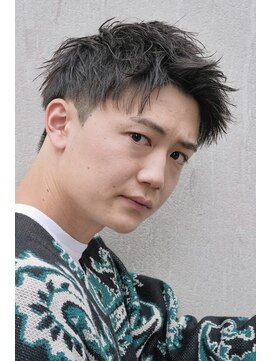 メンズフィール 南森町(MENS FEEL) スペインカール/スパイキーショート/ブルーブラック/南森町