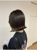 切りっぱなしボブ