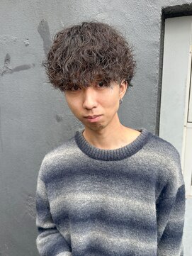 マーシー(MAAAAAC) 【MAAAAAC】メンズマッシュ ツイストスパイラルパーマ