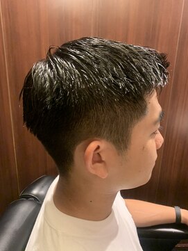 ヒロギンザ 恵比寿店(HIRO GINZA) ツーブロックビジネスショートフェードスパイラルツイストパーマ