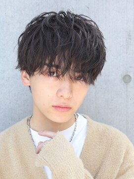 フレイバ 吉祥寺(FLAVA) ソフトツイストスパイラル マッシュ 無造作パーマ