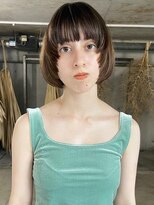 ローブ アオヤマ(LOAVE AOYAMA)&nbsp;顔周りレイヤー / ブリーチなしベージュカラー