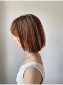 くせ毛カバー小顔ボブ