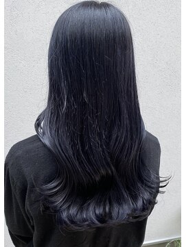 デコラロジィ 川越(DECORA rojii) ツヤ感カラー＊ネイビーブルー