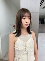 ローレンアオ(LOREN AO)&nbsp;ミルクティベージュオリーブダブルカラー