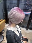襟足長めウルフ×ルーツカラー