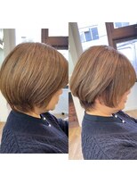 アメリ(Ameri)&nbsp;-Ameri-藤川☆ショートボブ【浜町/ショート/ボブ/髪質改善】