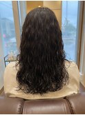波巻きパーマ