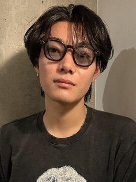 ヘアカロン 熊本本店(Hair CALON) メンズカットナチュラルセンターパートニュアンスパーマ熊本下通