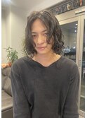 メンズボブパーマ