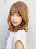 ホワイトブロンド美髪結べるボブくびれヘアモテ髪#281f0227