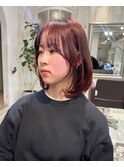 【畑中正敏】くびレイヤーエモージュ愛されショートボブ艶髪