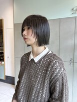 ディーナ(D'na) 【D'na×古屋】オリーブグレージュ×ミニボブ