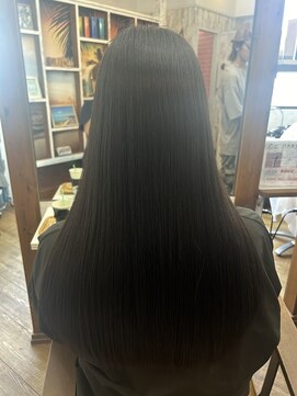 ヘアリゾート リノ(Hair resort Lino) 髪質改善縮毛矯正『髪にドラマを』×艶カラー