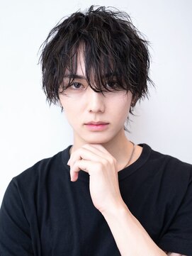 ハバナ 立川(HAVANA) 韓国マッシュダークアッシュニュアンスパーマメンズカット黒髪