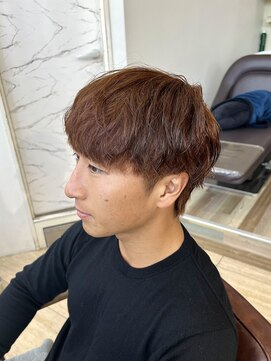 ジェイズグレイス(J's Grace) 垢抜けヘア◎ブラウンカラー×癖毛風パーマ【紫原美容室】