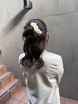 ジェノ(JENO by apish) ルーズシニヨンヘアアレンジ