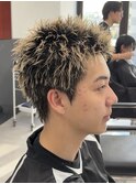 スパイキーショート ハイトーン 短髪 鹿児島メンズ